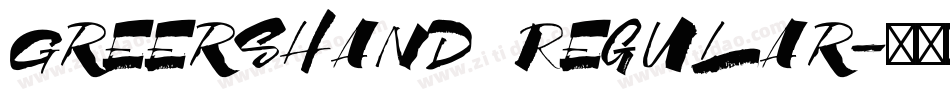 GreersHand Regular字体转换